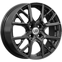 Литые диски Up124 (КС1104) 6.500xR16 4x100 DIA67.1 ET39 New Black для Lada Largus Cross