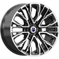 Литые диски Кортес (КС1102) 8.500xR19 6x139.7 DIA100.1 ET36 алмаз черный для Tank