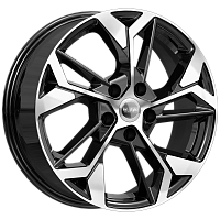 Литые диски КС1062 (ZV 17_Emgrand X7) (КС1062) 6.500xR17 5x114.3 DIA60.1 ET45 алмаз черный для Toyota Ipsum