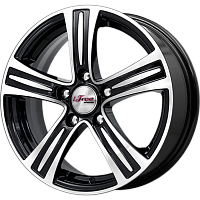 Литые диски S.U. (КС691) 6.000xR15 5x114.3 DIA67.1 ET45 Блэк Джек для Mazda 626