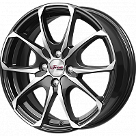 Литые диски Такеши (КС877) 6.000xR16 4x100 DIA67.1 ET40 Блэк Джек