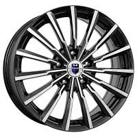 Литые диски Акцент (КС562) 7.000xR17 5x100 DIA56.1 ET48 алмаз черный для Subaru Legacy