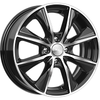 Литые диски ПОРТУ (КЛ321) 6.000xR15 4x100 DIA67.1 ET35 алмаз для Solaris