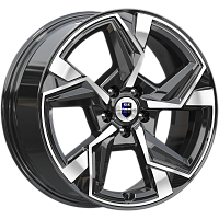 Литые диски Кайан (КС1012) 7.500xR18 5x108 DIA67.1 ET33 алмаз черный для Zotye