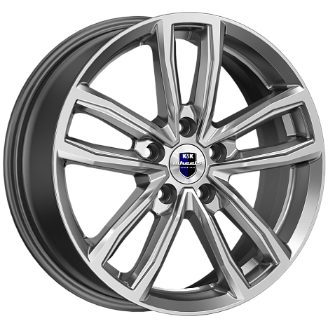 Каланг (КС1086) 6.500xR17 5x114.3 DIA67.1 ET45 дарк платинум Каланг (КС1086) 6.500xR17 5x114.3 DIA67.1 ET45 дарк платинум