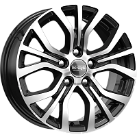 Литые диски КС736 (ZV 16_Grand Vitara) (КС736) 6.500xR16 5x114.3 DIA60.1 ET45 алмаз черный для Toyota Rav4