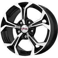 Литые диски Эрнесто (КС484) 6.500xR15 5x114.3 DIA67.1 ET43 Блэк Джек для Toyota Camry Gracia