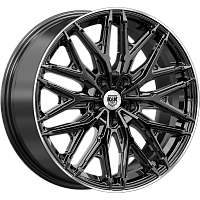 Литые диски Клермон (КС1156) 8.000xR19 5x108 DIA63.35 ET48 черный бриллиант для Ford Kuga