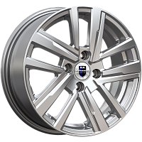 Литые диски Хант (КС1034) 6.000xR15 4x100 DIA54.1 ET46 дарк платинум для Solaris Hs