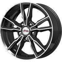 Литые диски Икигай (КС865) 6.500xR16 5x114.3 DIA67.1 ET50 Блэк Джек для Honda Accord