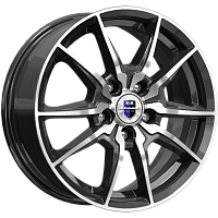 Литые диски Адамар-оригинал (КС886) (КС886) 6.500xR16 5x105 DIA56.6 ET38 алмаз черный для Chevrolet Traх