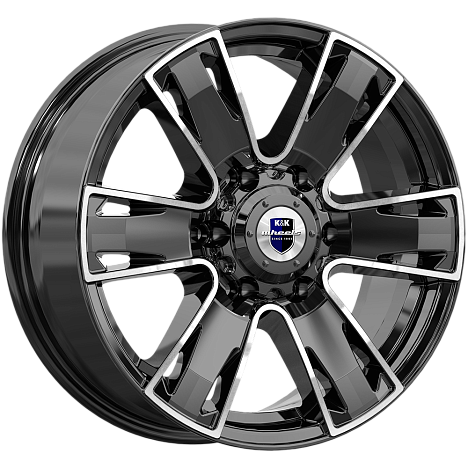 Севенна (КС726) 7.000xR17 6x139.7 DIA100.1 ET33 алмаз черный Севенна (КС726) 7.000xR17 6x139.7 DIA100.1 ET33 алмаз черный