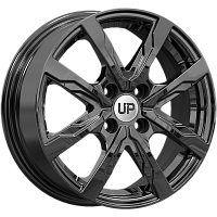 Литые диски Up122 (КС1092) 6.000xR15 4x100 DIA67.1 ET45 New Black для Volkswagen