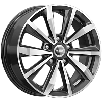 Литые диски КС974 (ZV_16_Qashqai J11) (КС974) 6.500xR16 5x114.3 DIA66.1 ET40 алмаз черный для Nissan Primera