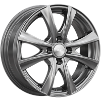 Литые диски МАЛЬТА (КЛ248) 5.500xR14 4x100 DIA67.1 ET38 графит для Daihatsu Cuore