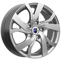 Литые диски Палермо (КС668) 6.000xR15 5x100 DIA67.1 ET45 дарк платинум для Toyota Carina