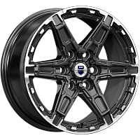Литые диски Дистрикт (КС1159) 8.000xR18 6x139.7 DIA67.1 ET35 черный бриллиант для Mitsubishi Pajero Литые диски Дистрикт (КС1159) 8.000xR18 6x139.7 DIA67.1 ET35 черный бриллиант для Mitsubishi Pajero