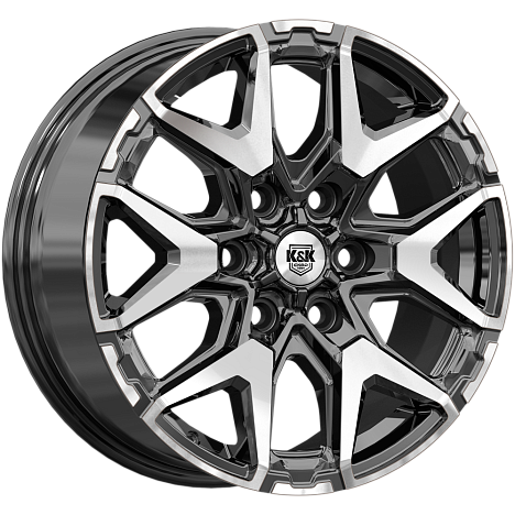 Гангут (КС1176) 7.500xR18 6x114.3 DIA66.1 ET45 алмаз черный Гангут (КС1176) 7.500xR18 6x114.3 DIA66.1 ET45 алмаз черный