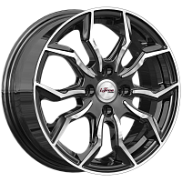 Литые диски Бохо (КС1037) 6.000xR15 4x100 DIA60.1 ET45 Блэк Джек для Rover Streetwise