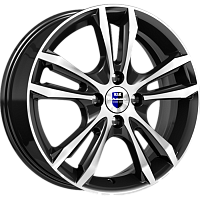 Литые диски Samara-оригинал (КС866) (КС866) 6.000xR16 4x100 DIA60.1 ET37 алмаз черный SK для Renault Sandero Stepway