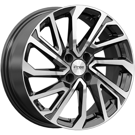 Неом (Nexia) (КС1172) 6.500xR16 4x100 DIA56.6 ET45 алмаз черный Неом (Nexia) (КС1172) 6.500xR16 4x100 DIA56.6 ET45 алмаз черный