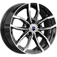 Литые диски Фрост (КС1048) 6.500xR15 5x108 DIA67.1 ET42 алмаз черный для Mercedes-Benz Citan
