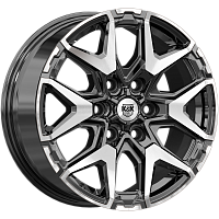 Литые диски Гангут (КС1176) 7.500xR18 6x139.7 DIA100.1 ET42 алмаз черный Литые диски Гангут (КС1176) 7.500xR18 6x139.7 DIA100.1 ET42 алмаз черный