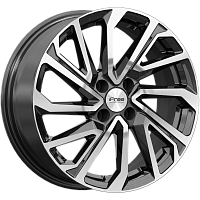 Литые диски Неом (Astra/Aveo) (КС1172) 6.500xR16 4x100 DIA56.6 ET37 алмаз черный для Opel Tigra
