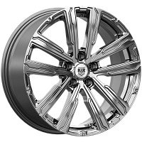 Литые диски Аламер (КС1216) 7.500xR18 5x108 DIA60.1 ET33 дарк платинум