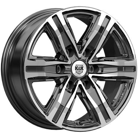 R8 (КС1174) 7.500xR17 6x139.7 DIA106.1 ET25 алмаз черный R8 (КС1174) 7.500xR17 6x139.7 DIA106.1 ET25 алмаз черный