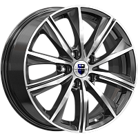 Литые диски Арнар (КС896) 7.000xR17 5x114.3 DIA67.1 ET40 алмаз черный для KIA Carnival