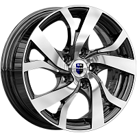 Литые диски Палермо-оригинал (КС607) (КС607) 6.500xR16 5x114.3 DIA67.1 ET43 алмаз черный для Mazda Mpv