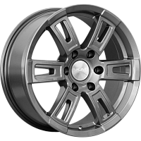 Литые диски ТОР (КЛ252) 8.000xR18 6x139.7 DIA67.1 ET30 графит для Mitsubishi Pajero Sport