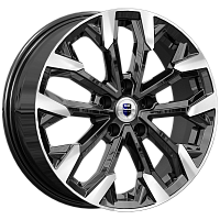 Литые диски Морейн (КС1046) 6.500xR17 5x108 DIA65.1 ET43 алмаз черный для Kaiyi E5