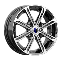 Литые диски Флэш (КС698) 5.000xR14 4x100 DIA67.1 ET45 алмаз черный Литые диски Флэш (КС698) 5.000xR14 4x100 DIA67.1 ET45 алмаз черный