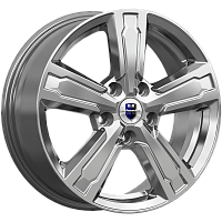 Литые диски Оклахома (КС998) 6.500xR16 5x114.3 DIA66.1 ET40 дарк платинум для Nissan Sentra