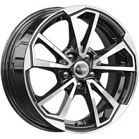 Литые диски КС1005 (ZV 15_Polo) (КС1005) 6.000xR15 5x100 DIA57.1 ET40 алмаз черный для Volkswagen Polo