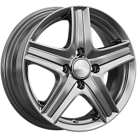 Литые диски МАГНУМ (КЛ160) 5.500xR14 4x100 DIA67.1 ET38 графит для Volkswagen Polo