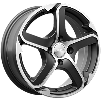 Литые диски АЛЛИГАТОР (КЛ132) 6.000xR15 4x100 DIA54.1 ET48 Алмаз бархат новый для KIA Rio