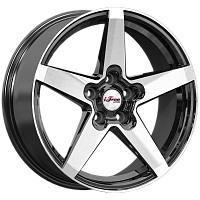 Литые диски Токен (КС1127) 6.500xR17 5x114.3 DIA67.1 ET33 Блэк Джек для Mitsubishi