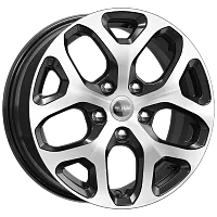 Литые диски КС869 (ZV 16_Corolla) (КС869) 6.500xR16 5x114.3 DIA60.1 ET45 алмаз черный для Toyota Gaia